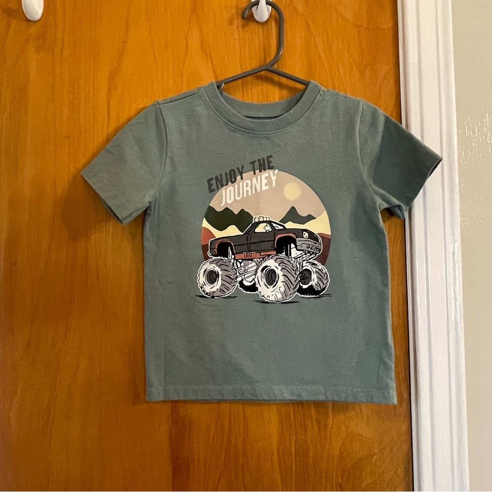 Garanimals Olive Monster Truck Tee
